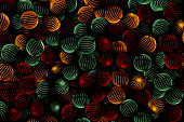 Christmas ornaments, new year background