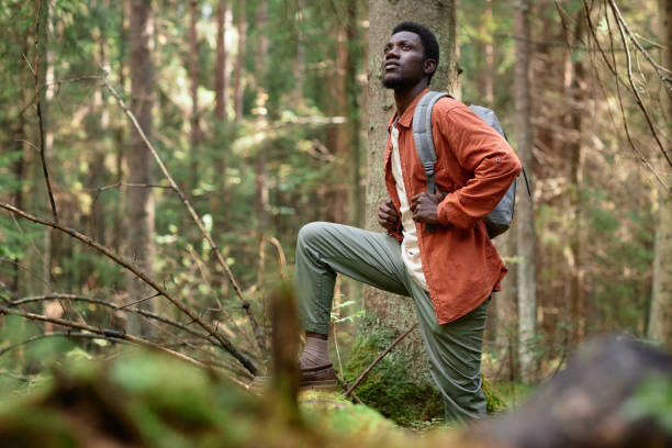 istock Man hiking in the forest 1766958544