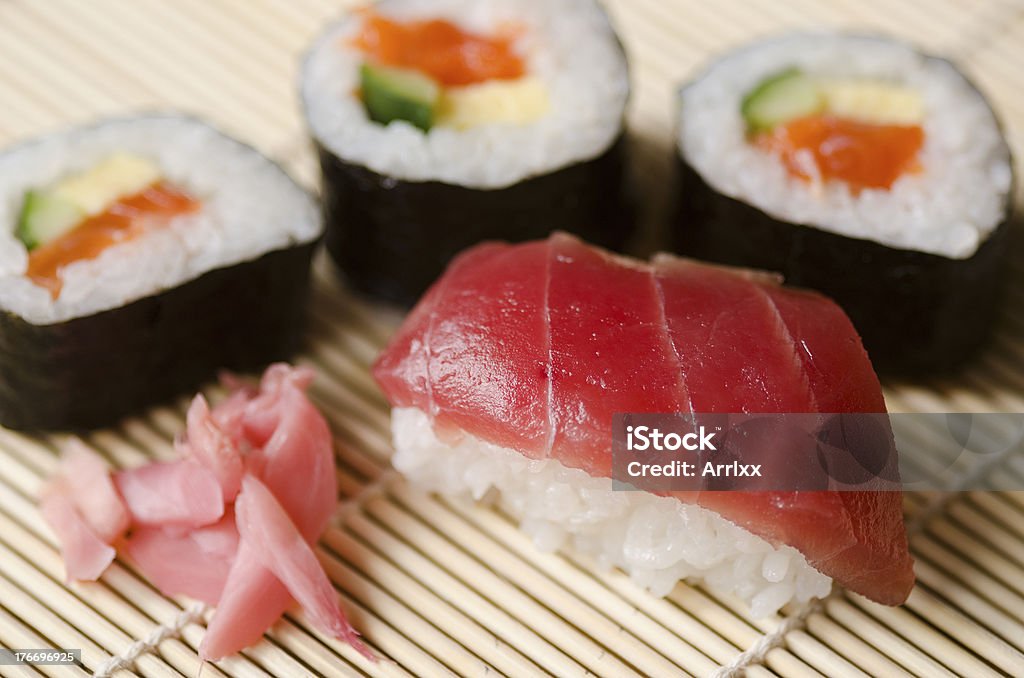 sushi Japonês - Royalty-free Almoço Foto de stock