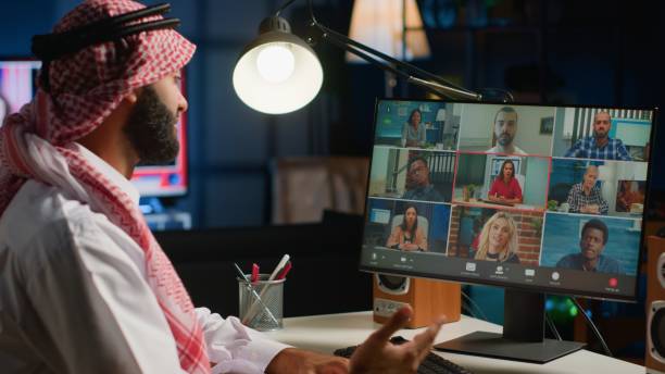 istock Man in online webinar paying attention 1766974248
