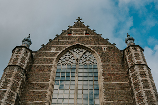 Exterior of the Noorderkerk, a 17th-century Protestant church in Amsterdam, The Netherlands, Europe