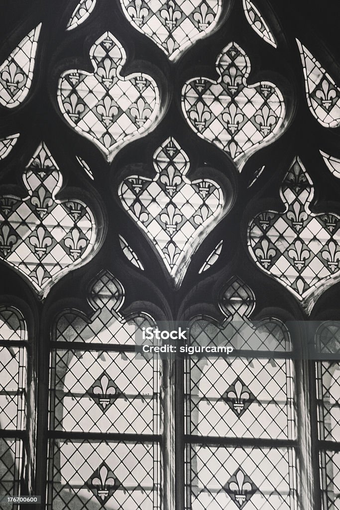 Vitral windows, França - Royalty-free Arquitetura Foto de stock