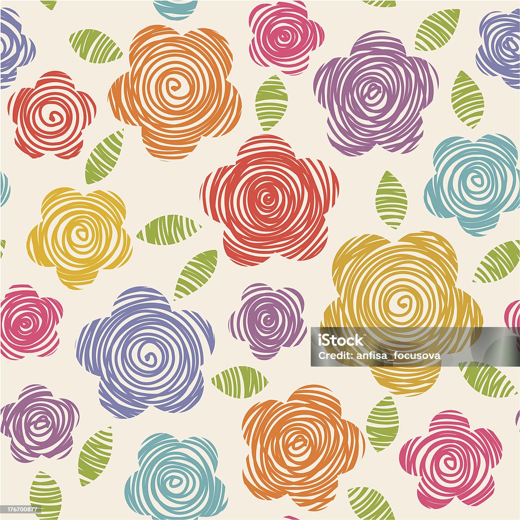 Flower pattern doodle Clip Art stock vector