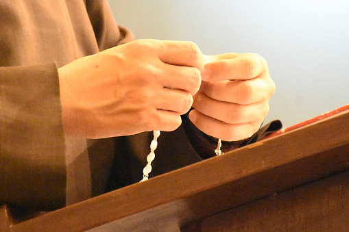 Rezar del rosary photo