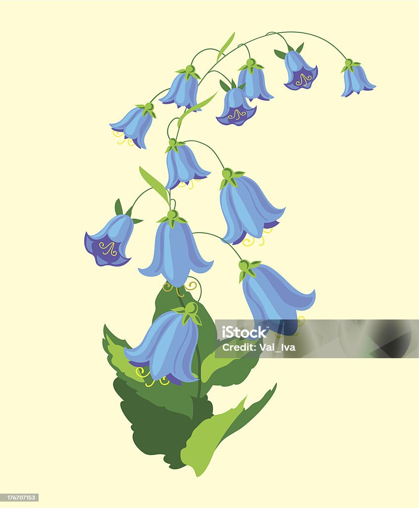 Jacinthe des bois - clipart vectoriel de Campanule libre de droits