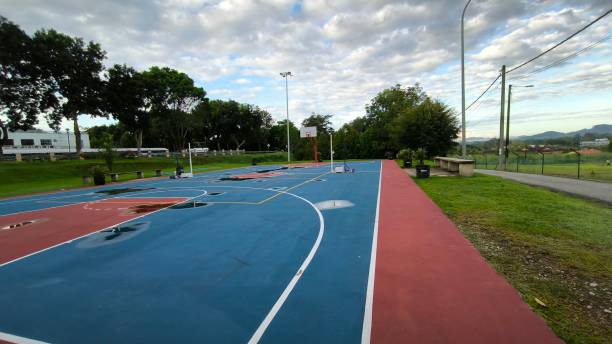 istock Basketball court 1767073813