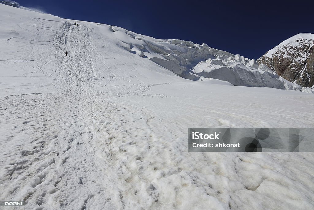 Ghiacciaio trail - Foto stock royalty-free di Alpinismo