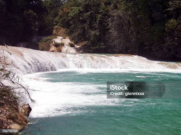Agua Azul Wodospad Meksyk - zdjęcia stockowe i więcej obrazów Ameryka - Ameryka, Ameryka Północna, Ameryka Środkowa