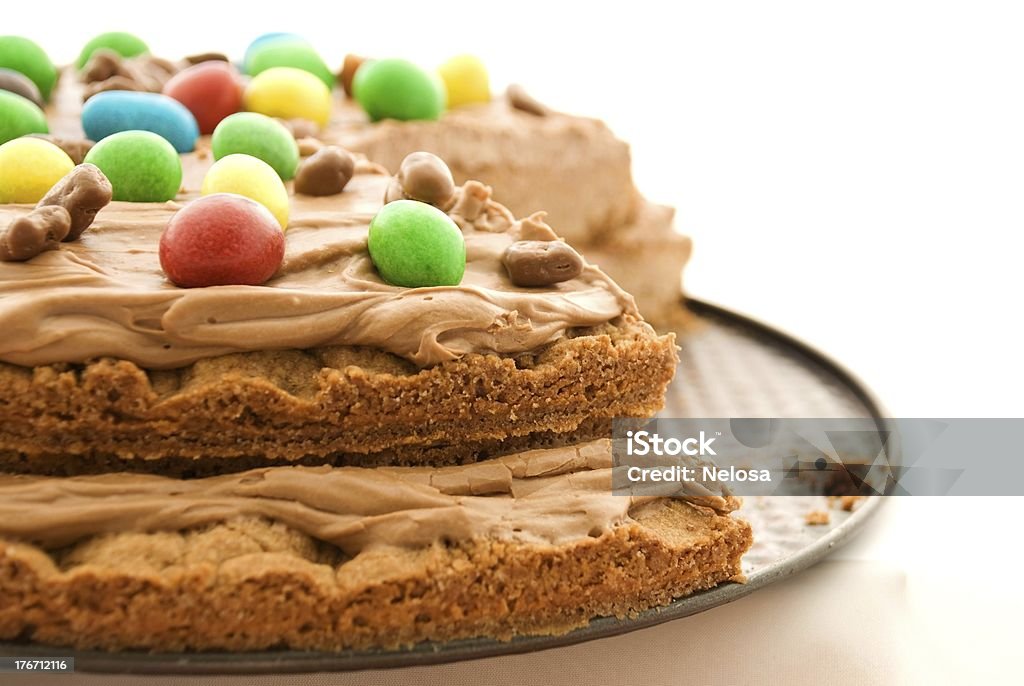 chocolate cream cake a chocolate cream cake on a cake plate Aerostat Stock Photo