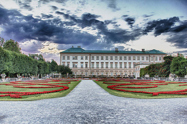 Mirabell Palace and Gardens Salzburg stock photo