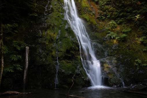 A cool, crisp afternoon for viewing the peaceful Madison Falls in Washington State.