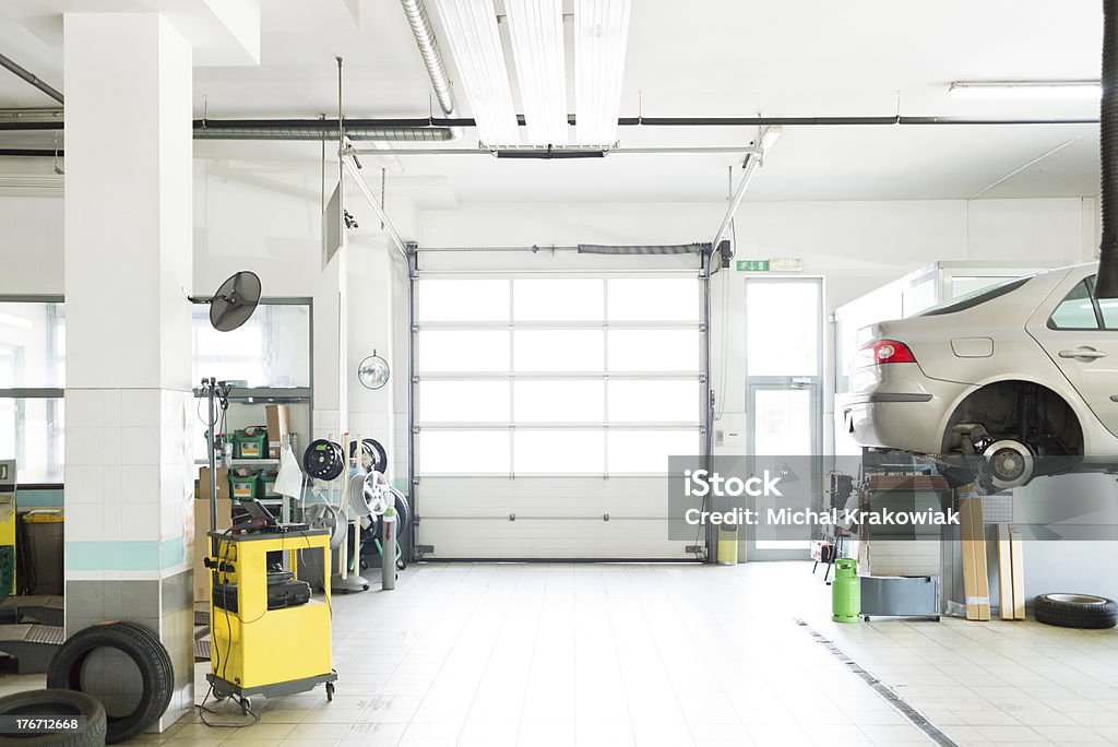 Autowerkstatt, garage, - Lizenzfrei Autowerkstatt Stock-Foto