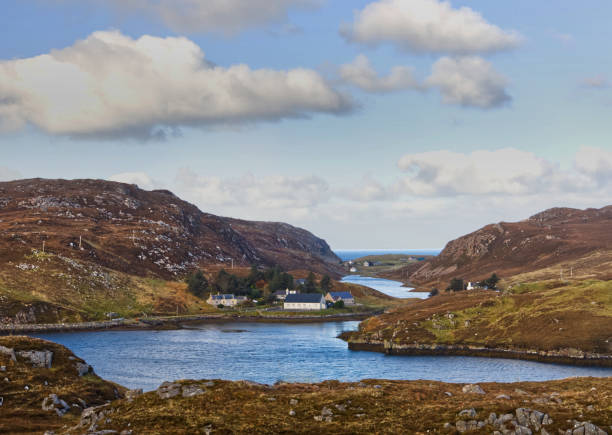 istock Small Scottish village on Scottish loch. 1767132881