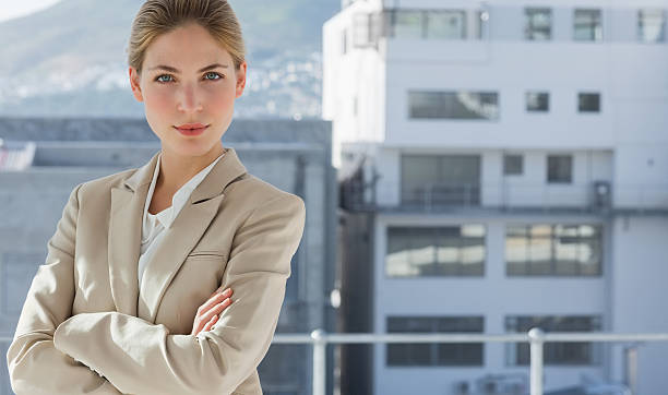 istock Businesswoman with arms folded in her office 176715177