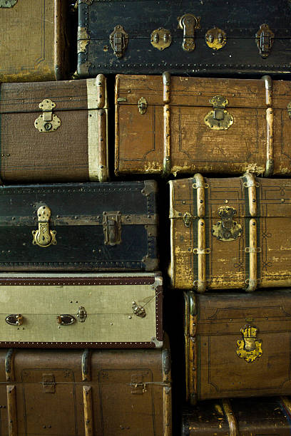 istock Tower of Vintage Luggage 176715611