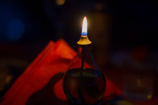 Memorial, Candle, Black Color, Burning, Napkin