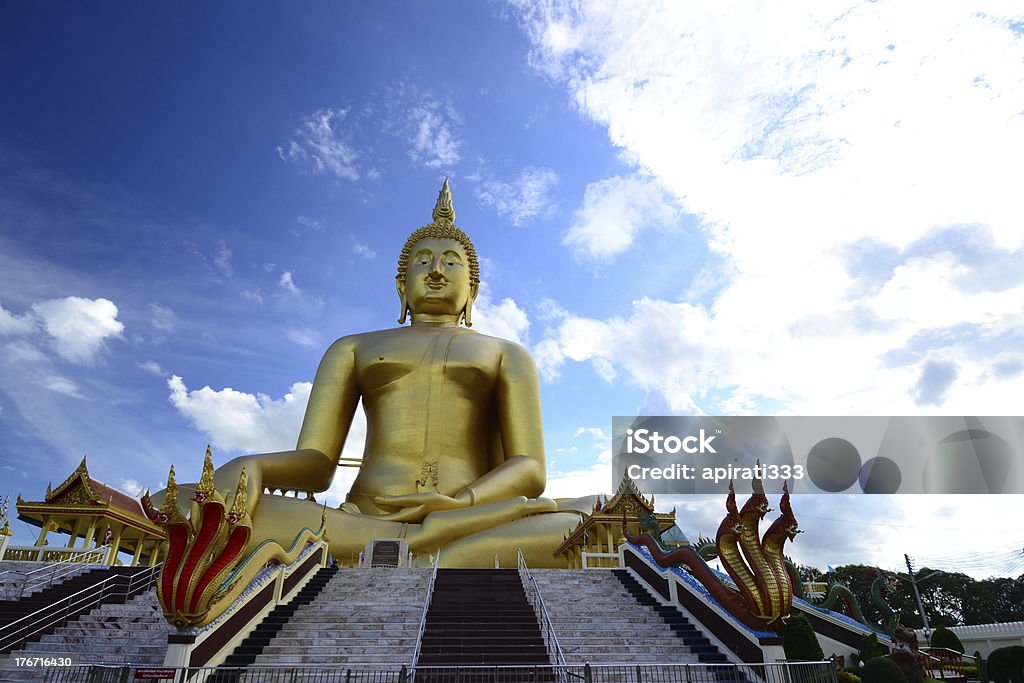 Die größte goldenen Buddha - Lizenzfrei Asiatische Kultur Stock-Foto