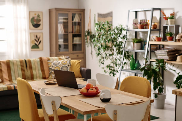 istock Laptop on Table in Living Room 1767180595