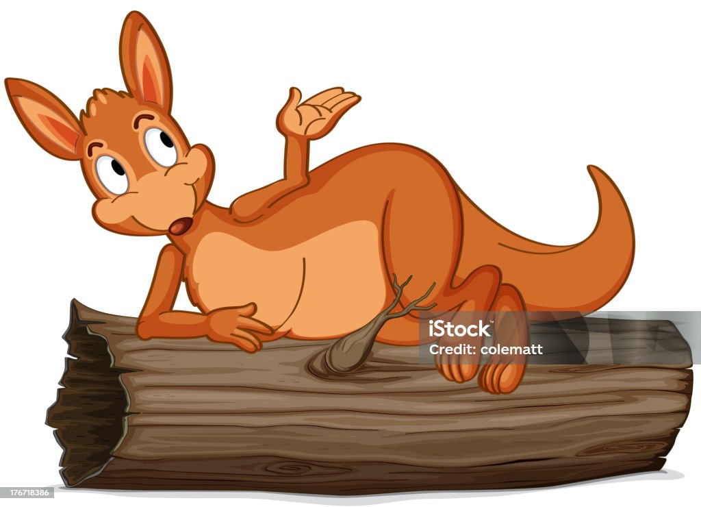 Kangourou en Australie - clipart vectoriel de Australie libre de droits