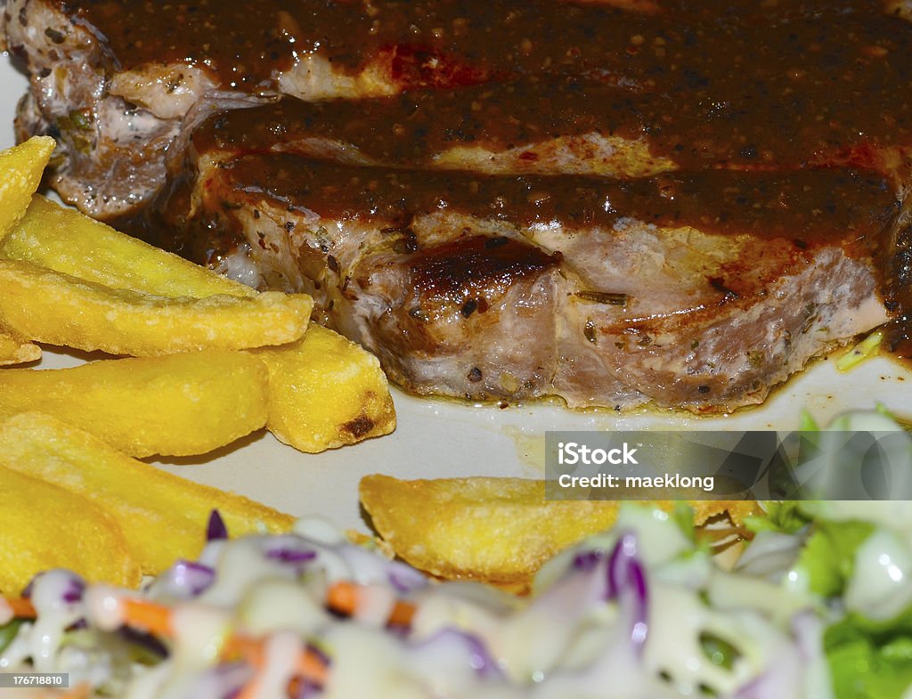 Bife Grelhado - Royalty-free Almoço Foto de stock