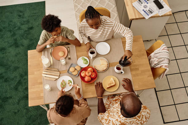 istock Black Family Having Breakfast 1767189710