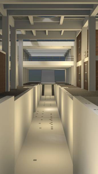 istock 3D illustration of industrial building 1767195262