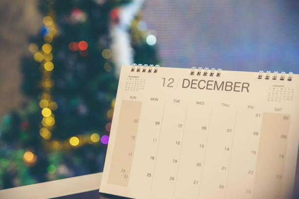 istock Calendar desk placed on business table. Desktop Calender for Planner to plan agenda, timetable, appointment, organization, management each date, month, and year on office table.Calendar 2023 Concept. 1767202777