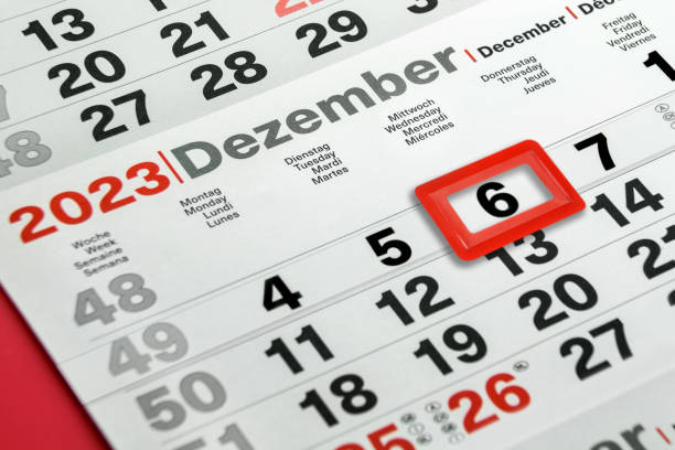 istock German calendar 2023  December 6 Week Monday Tuesday Wednesday Thursday Friday 1767204433