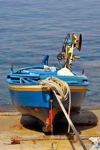 Details of boats in Scilla Calabria Italy