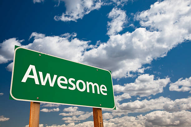 istock Awesome Green Road Sign with Sky 176721233