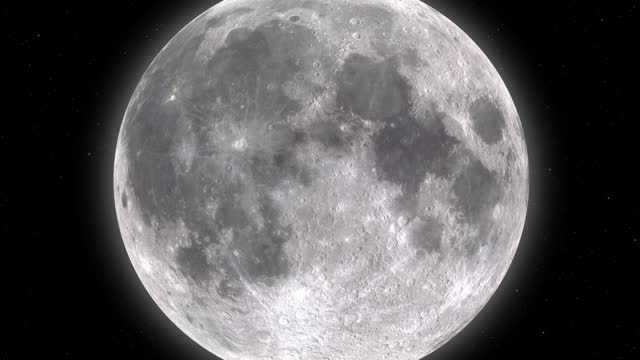 Full Moon, 5 minutes, High resolution and detailed