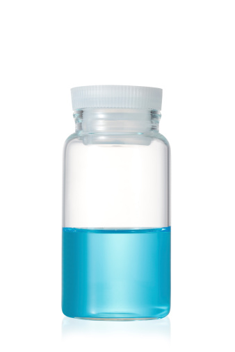 Medicine Bottles on white background with clipping path