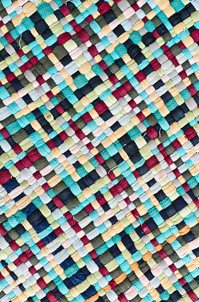 istock Old Colorful fabric for background use 176724887