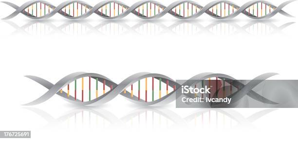 Adn - Arte vetorial de stock e mais imagens de ADN - ADN, Tridimensional, Hélice - Formas Geométricas