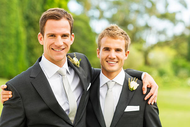 istock Groom And Best Man With Arms Around Each Other 176725982