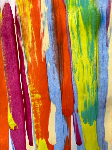 istock colorful brush strokes on a fabric 1767260417