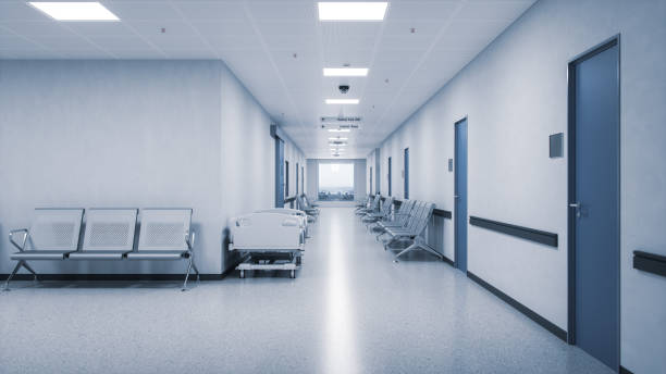 istock Hospital Corridor With Benches 1767265303