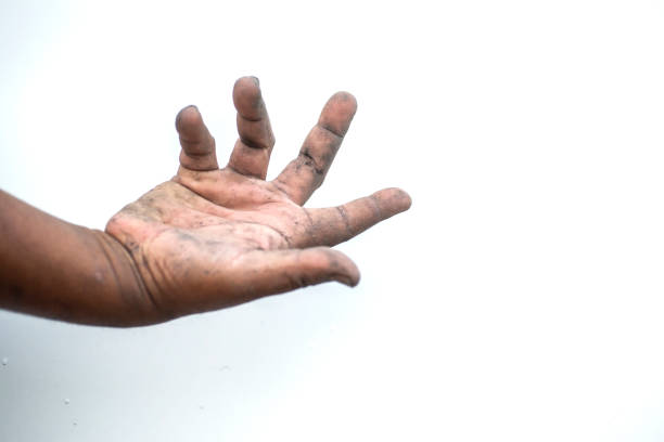 istock The concept, meaning of dirty hands showing gestures 1767274249
