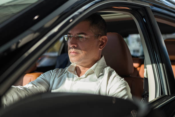 istock Businessman driving his car 1767281974