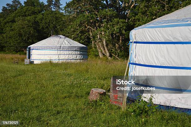 Foto de Yurtmongol Ger e mais fotos de stock de Acampar - Acampar, Azul, Barraca