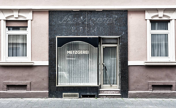 istock Closed butcher shop 176732526