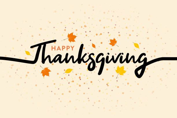 illustrations, cliparts, dessins animés et icônes de joyeux thanksgiving jour typographie affiche vectoriel. - thanksgiving cheerful happiness gratitude