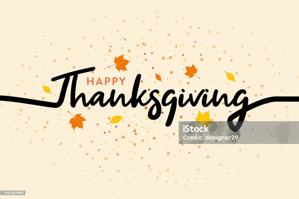 Happy Thanksgiving Day Typography Poster Vector Design. Scalable to any size. Vector illustration file. Thanksgiving - Holiday stock vector Happy Thanksgiving Day Typography Poster Vector Design. Scalable to any size. Vector illustration file. Thanksgiving - Holiday stock vector