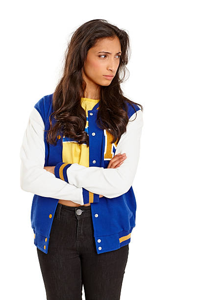 istock Pretty young woman staring at copy space 176735490