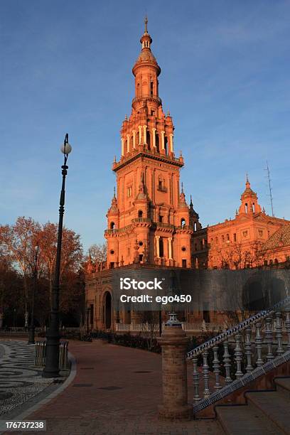 Praça De Espana - Fotografias de stock e mais imagens de Andaluzia - Andaluzia, Ao Ar Livre, Arquitetura