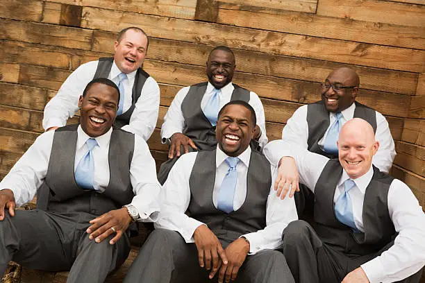 Groomsmen and bridal party