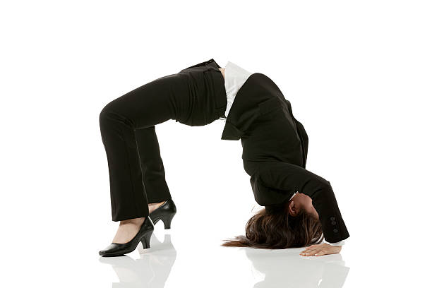 istock Businesswoman arching 176742186