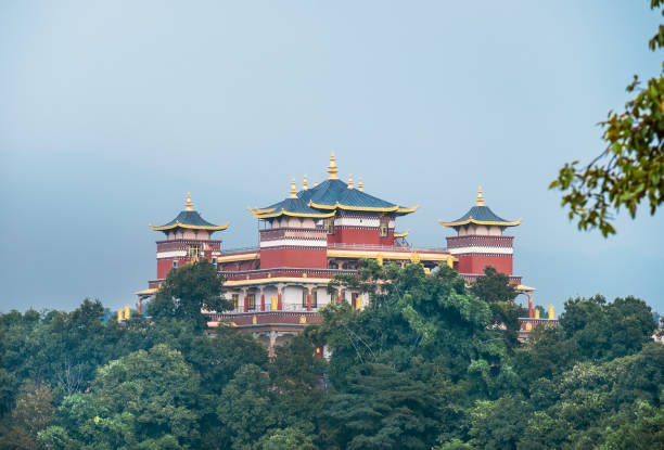 istock The beautiful Kopan Monastery architecture building is also known for its Khachoe Ghakyil Ling Nunnery. Kathmandu, Nepal. Traveling, tourism, architecture and Buddhism religion concept photo. 1767494251