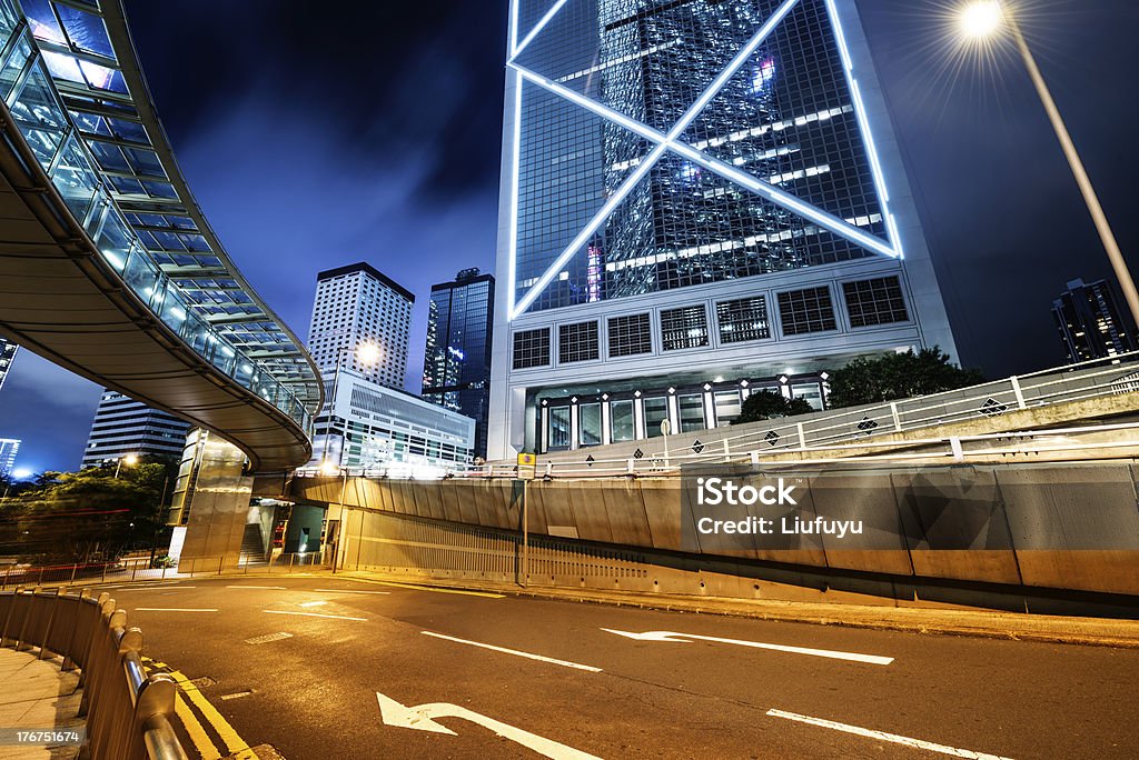 Hong_Kong - Royalty-free Anoitecer Foto de stock