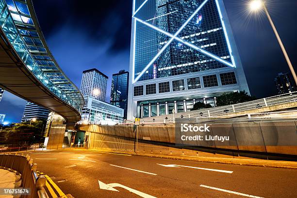 Foto de Hong Kong e mais fotos de stock de Arquitetura - Arquitetura, Arranha-céu, Azul